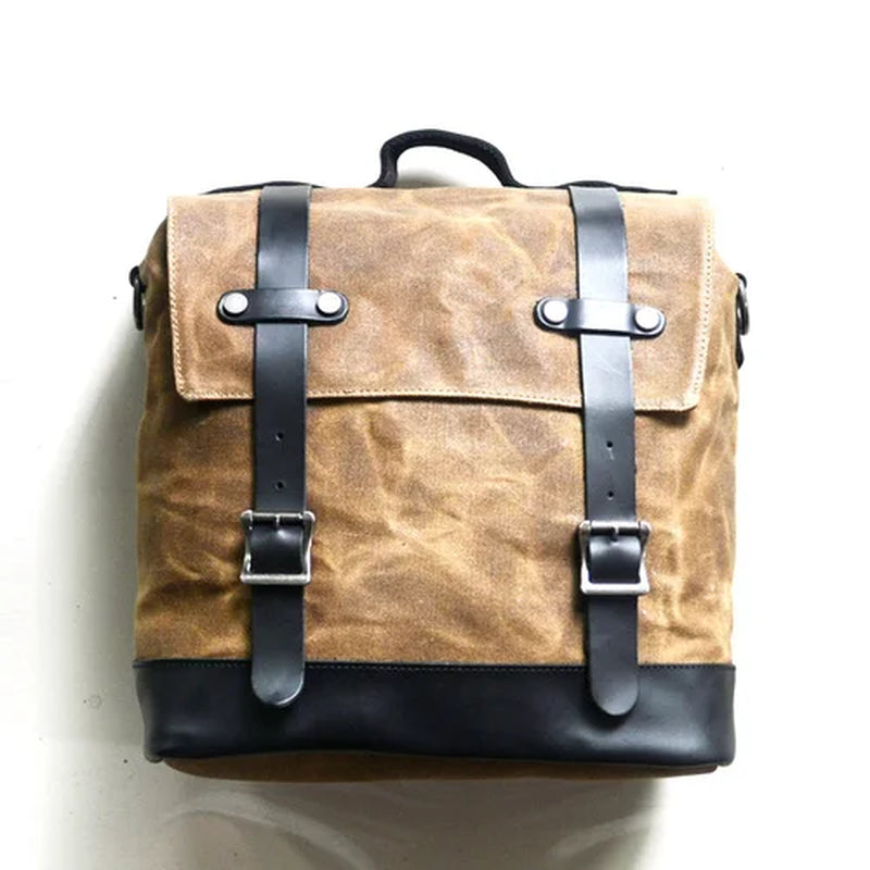 Vintage Motorcycle Bag Side Bag Side Box Side Bag Luggage Bag Tail Bag Paulin Shoulder Bag Camera Bag