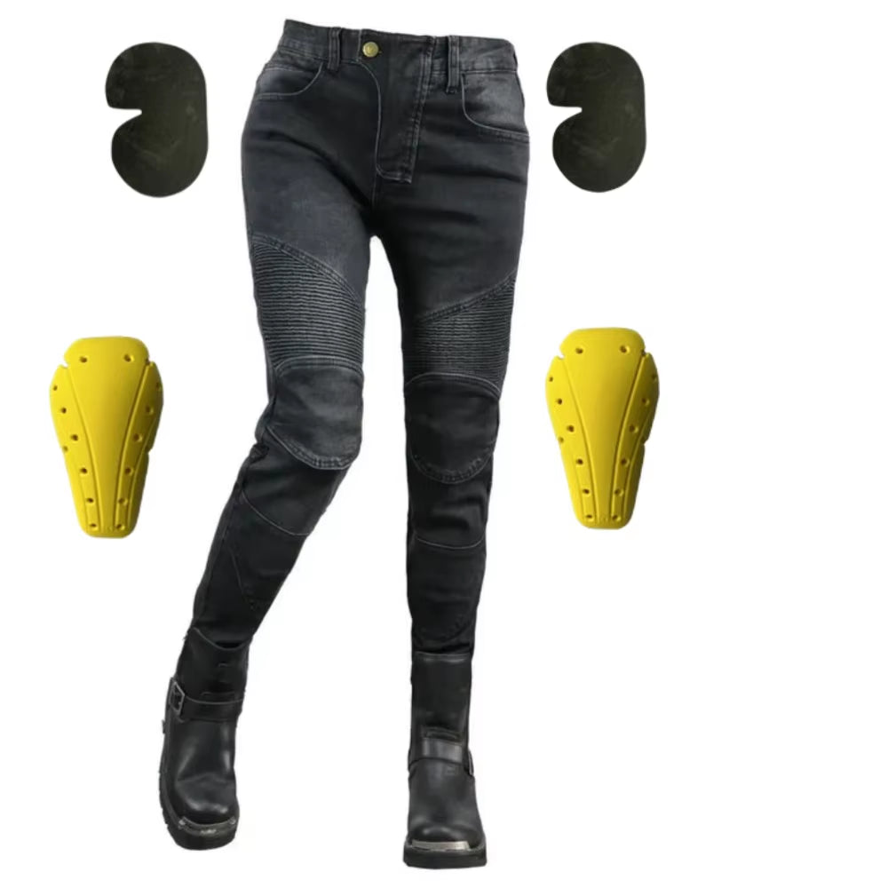 Motorcycle Pants Women Moto Jeans Protective Gear Riding Touring Motorbike Trousers Motocross Pants Pantalon Moto Pants