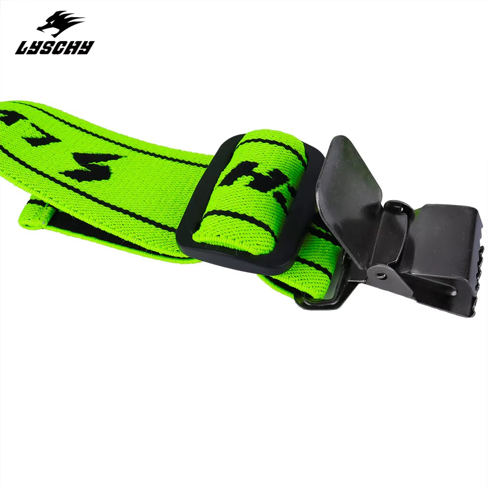 Motorcycle Riding Pants Braces Men Women Moto Motocross Biker Trousers High Elastic Adjustable Y Shoulder Strap Green Black M-L