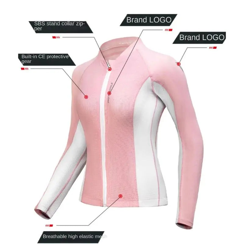 Motowolf Women Motorcycle Jacket Summer Biker Body Armor CE Certified Street Riding Jacket Elastic Motorcyclist Clothing Female