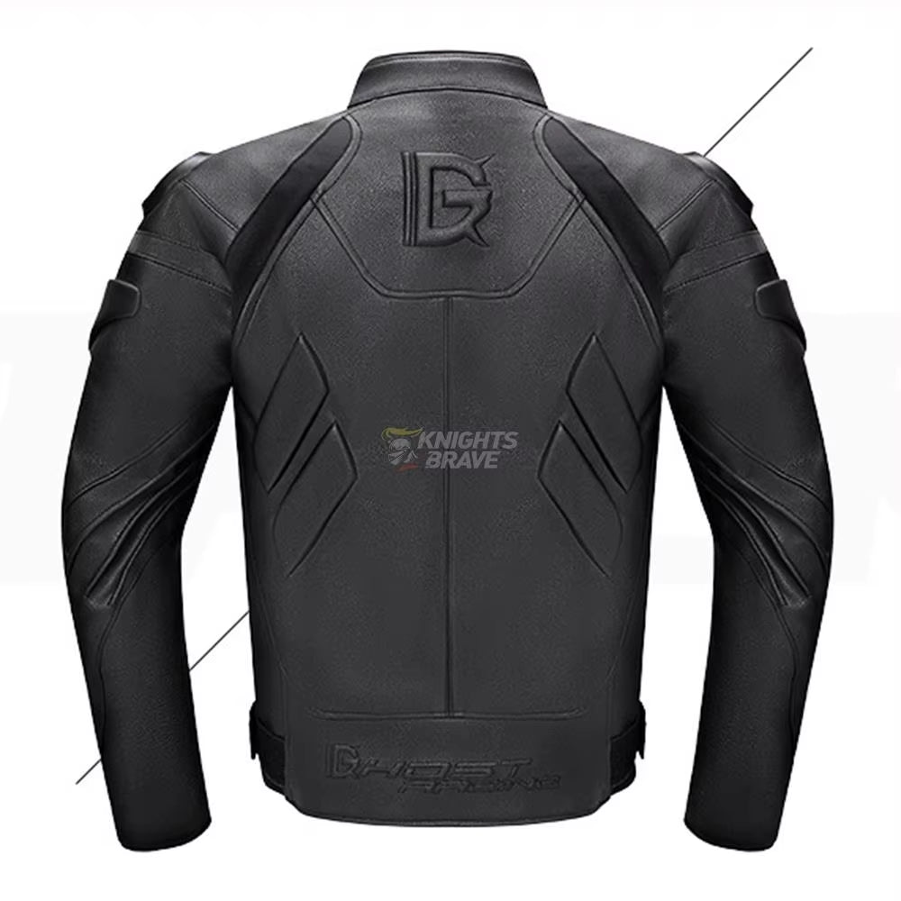 GHOST RACING Winter Motorcycle Jacket Leather Chaqueta Moto Men Waterproof Moto Suit Motorbike Riding Jacket Motocross Jacket