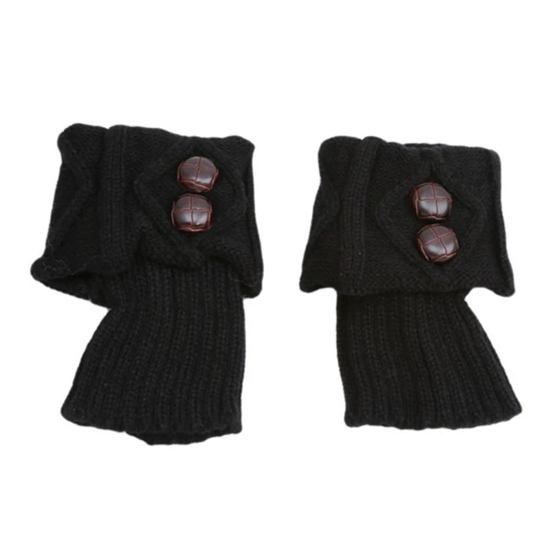 Women Crochet Boot Leg Warmers Boot Cover Keep Warm Socks Calcetines Mujer Women'S Leg Warmers Гетры Женские Ankle Warmers