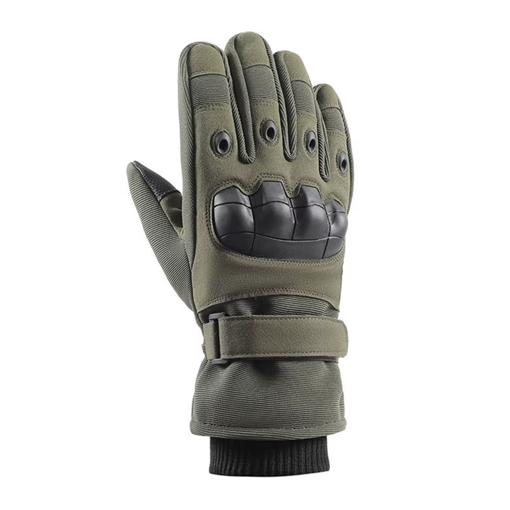 Winter Motorcycle Gloves Windproof Guantes Moto Men'S Motorbike Riding Gloves Touch Screen Moto Motocross Gloves Black