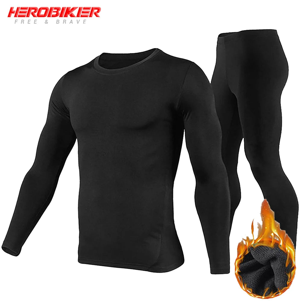 Men'S Winter Thermal Underwear Man First Layer Thermal Shirt Male Thermal Underwear Suit Men Long Johns Shirts & Tops Bottom Set