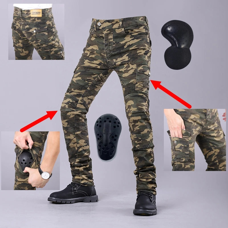 Motorcycle Pants Men for Woman Motocross Outdoor Riding Pants Motorbike Touringtrousers Motocycle Street Jeans Protective Gear