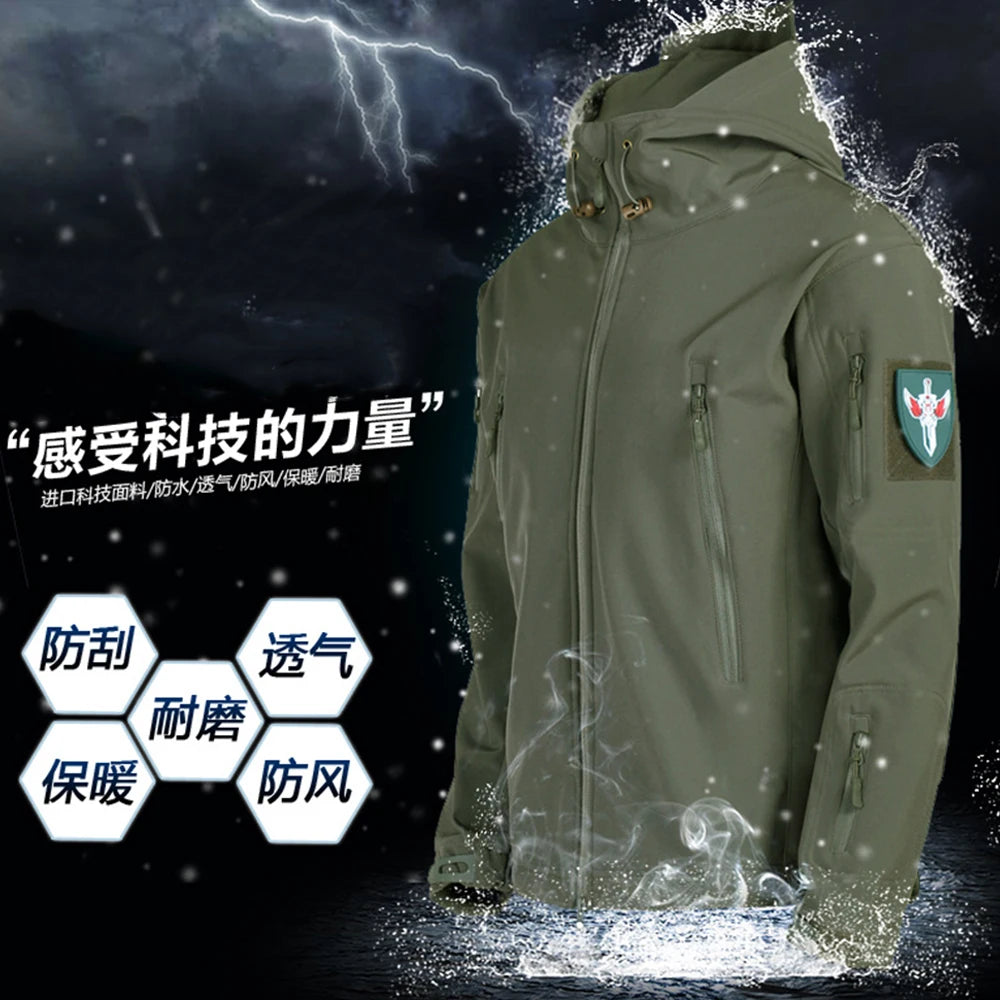 Motorcycle Jacket Windproof Waterproof Moto Motocross Jacket Motorbike Riding Clothing Protective Gear Chaqueta Moto Black S-4XL