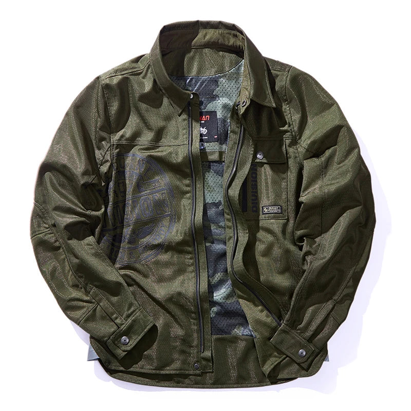 Retro Motorcycle Jackets Four Seasons Motocross Jacket Men Letter Embroidery Bomber Coat Unisex Varsity Jacket Vintage Outwear