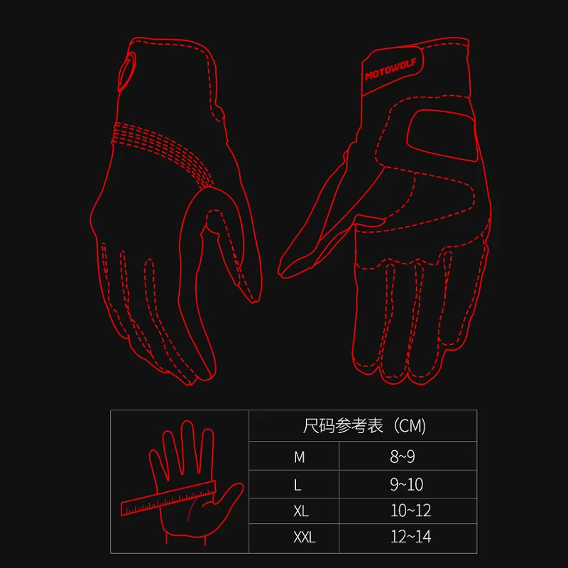 Winter Motorcycle Gloves Windproof Waterproof Guantes Moto Men Motorbike Riding Gloves Touch Screen Moto Motocross Gloves