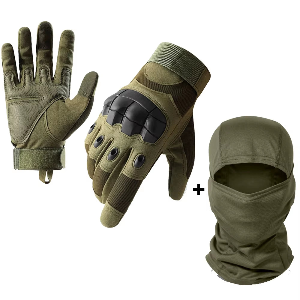 Men'S Gloves Motorcycle Touch Screen Motorbike Riding Gloves Protective Gear Full Finger Guantes Moto Black Protective Gear
