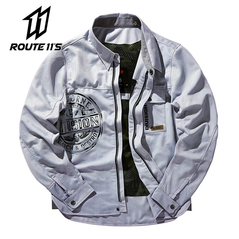 Retro Motorcycle Jackets Four Seasons Motocross Jacket Men Letter Embroidery Bomber Coat Unisex Varsity Jacket Vintage Outwear