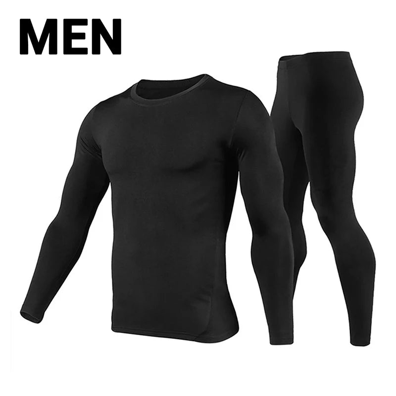 Men'S Winter Thermal Underwear Man First Layer Thermal Shirt Male Thermal Underwear Suit Men Long Johns Shirts & Tops Bottom Set