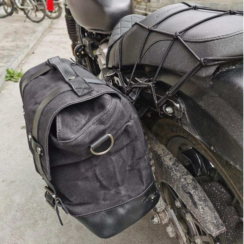 Vintage Motorcycle Bag Side Bag Side Box Side Bag Luggage Bag Tail Bag Paulin Shoulder Bag Camera Bag