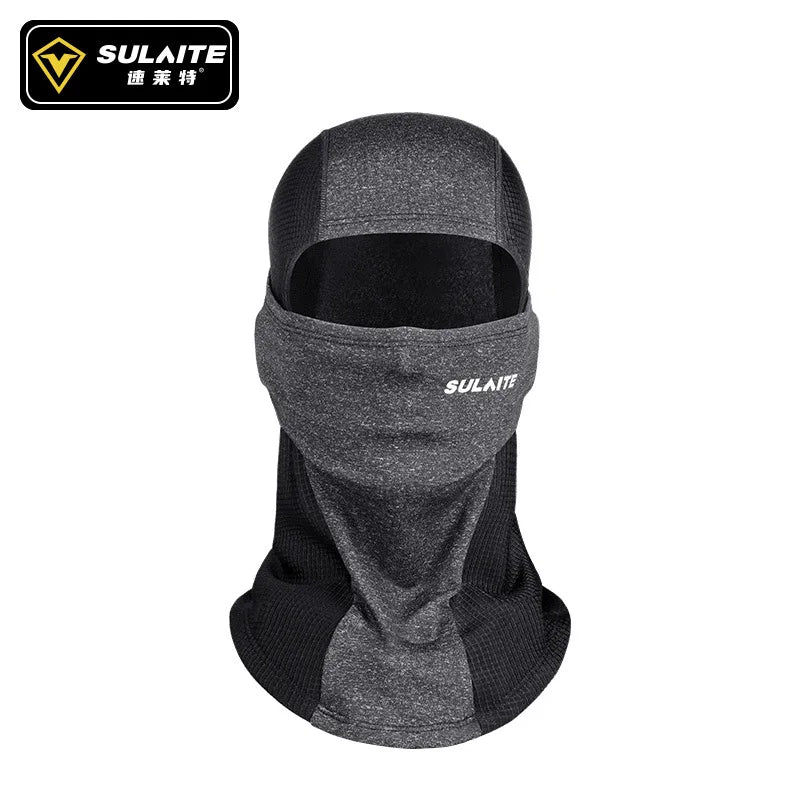 Sulaite Winter Motorcycle Balaclava Moto Neck Warmer Waterproof Warm Snowmobile Face Shield Cycling Mask Full Face Headwear