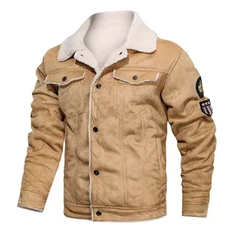 Men'S Leather Jackets Warm Thick Autumn Casual Motorcycle PU Bomber Jacket Biker Leather Coats Male Windbreaker Brand Clothing
