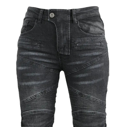 Motorcycle Pants Pantalon Moto Jeans PK718 Woman Boyfriends Motorcycle Leisure Women'S Jeans Riding High Waist Jeans Gears