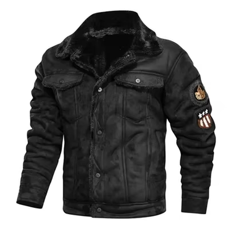 Men'S Leather Jackets Warm Thick Autumn Casual Motorcycle PU Bomber Jacket Biker Leather Coats Male Windbreaker Brand Clothing