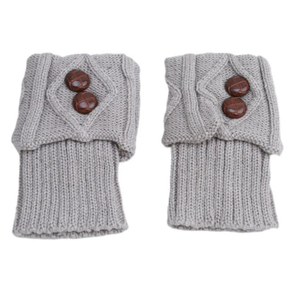 Women Crochet Boot Leg Warmers Boot Cover Keep Warm Socks Calcetines Mujer Women'S Leg Warmers Гетры Женские Ankle Warmers
