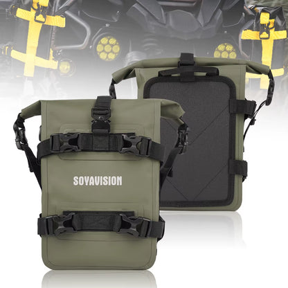 Motorcycle Bumpers Bag Waterproof Motorcycle Side Frame Bag Motorcycle Crash Bar Bag Mounting Base