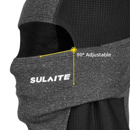 Sulaite Winter Motorcycle Balaclava Moto Neck Warmer Waterproof Warm Snowmobile Face Shield Cycling Mask Full Face Headwear