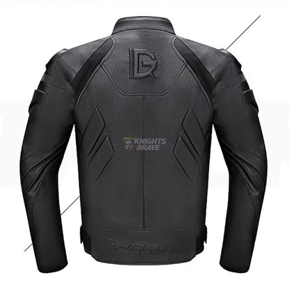 GHOST RACING Winter Motorcycle Jacket Leather Chaqueta Moto Men Waterproof Moto Suit Motorbike Riding Jacket Motocross Jacket