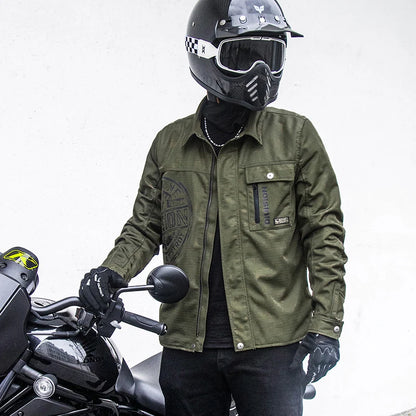 Retro Motorcycle Jackets Four Seasons Motocross Jacket Men Letter Embroidery Bomber Coat Unisex Varsity Jacket Vintage Outwear