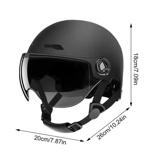 Motorcycle Helmet for Men Women Classic Retro Scooter Vintage Half Helmet Ultralight Cycling MTB Bike Bicycle Motorcycle Helmets