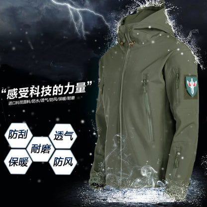 Motorcycle Jacket Windproof Waterproof Moto Motocross Jacket Motorbike Riding Clothing Protective Gear Chaqueta Moto Black S-4XL