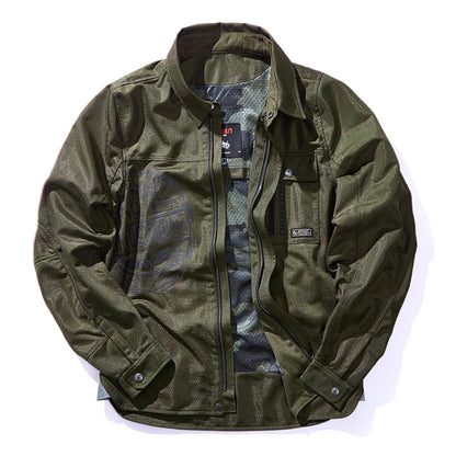 Retro Motorcycle Jackets Four Seasons Motocross Jacket Men Letter Embroidery Bomber Coat Unisex Varsity Jacket Vintage Outwear