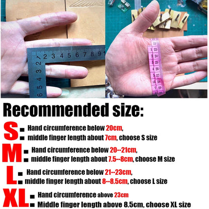 Handmade Genuine Leather Motorcycle Gloves Retro Motocross Vintage Riding Biker Moto Gloves Motorbike Full Finger Gloves