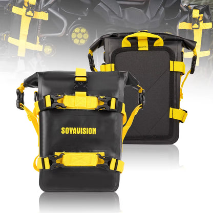 Motorcycle Bumpers Bag Waterproof Motorcycle Side Frame Bag Motorcycle Crash Bar Bag Mounting Base