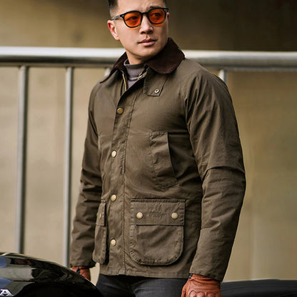 Motorcycle Vintage Riding Wear Fall Resistant Commuter Casual Jacket Rider Biker Wear Men'S Spring/Summer Rider Gear